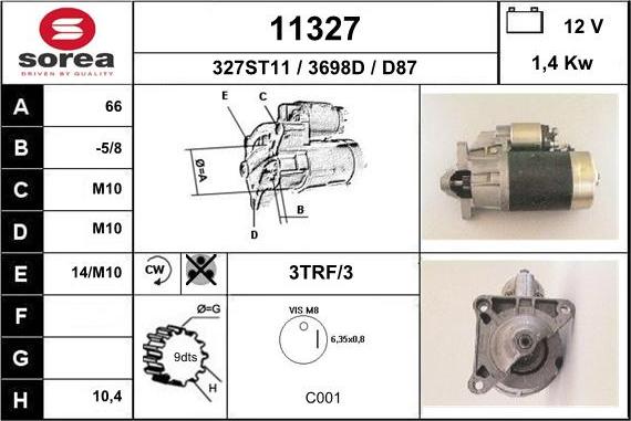 EAI 11327 - Starteris ps1.lv