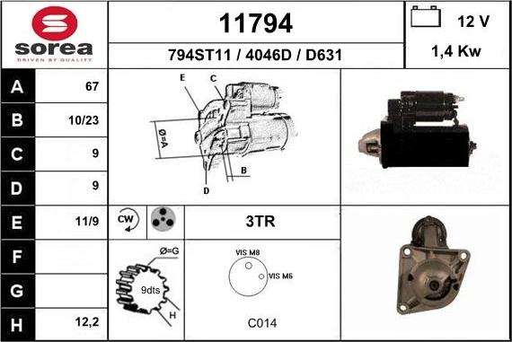 EAI 11794 - Starteris ps1.lv