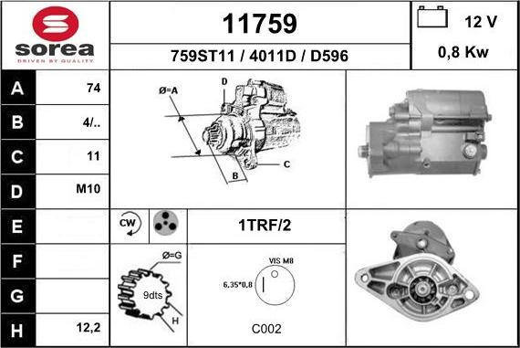 EAI 11759 - Starteris ps1.lv