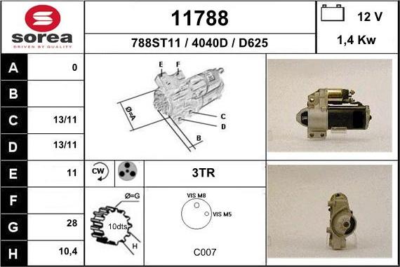 EAI 11788 - Starteris ps1.lv