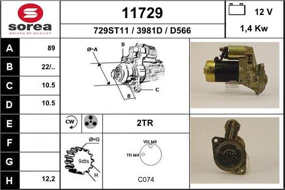 EAI 11729 - Starteris ps1.lv