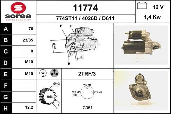 EAI 11774 - Starteris ps1.lv