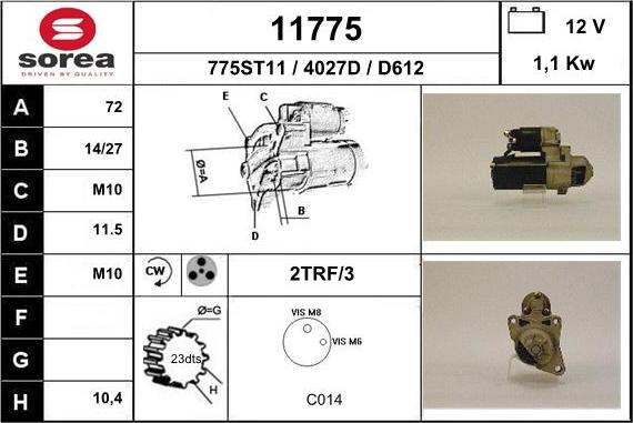 EAI 11775 - Starteris ps1.lv