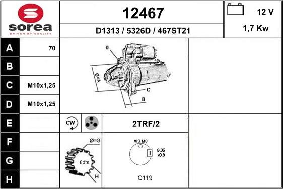 EAI 12467 - Starteris ps1.lv