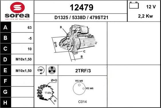 EAI 12479 - Starteris ps1.lv