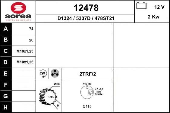 EAI 12478 - Starteris ps1.lv