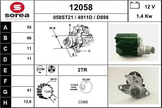 EAI 12058 - Starteris ps1.lv