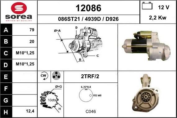 EAI 12086 - Starteris ps1.lv