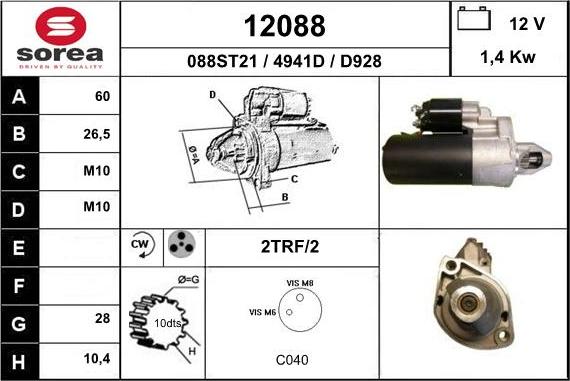 EAI 12088 - Starteris ps1.lv