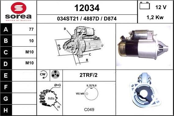 EAI 12034 - Starteris ps1.lv