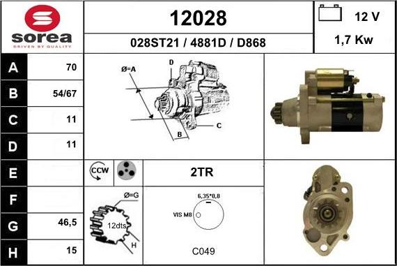 EAI 12028 - Starteris ps1.lv