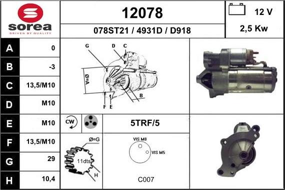 EAI 12078 - Starteris ps1.lv