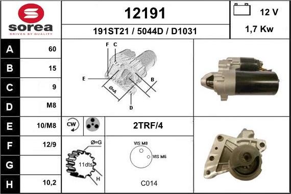 EAI 12191 - Starteris ps1.lv