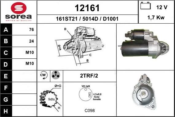 EAI 12161 - Starteris ps1.lv