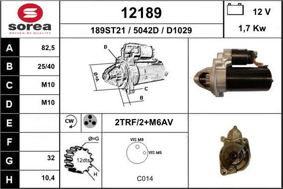 EAI 12189 - Starteris ps1.lv