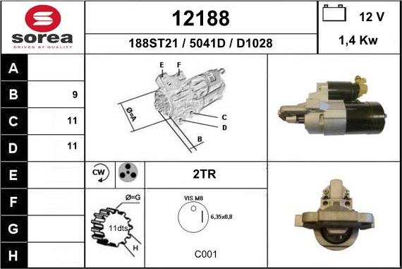 EAI 12188 - Starteris ps1.lv