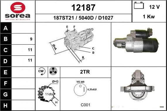 EAI 12187 - Starteris ps1.lv