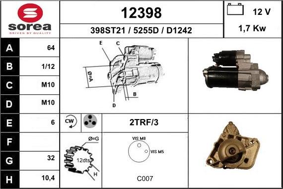 EAI 12398 - Starteris ps1.lv