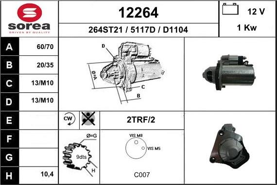 EAI 12264 - Starteris ps1.lv