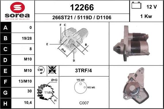 EAI 12266 - Starteris ps1.lv