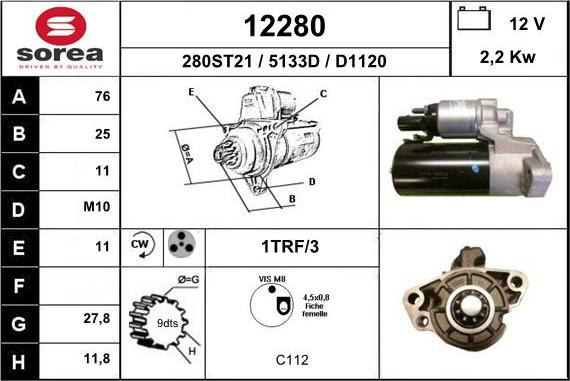 EAI 12280 - Starteris ps1.lv