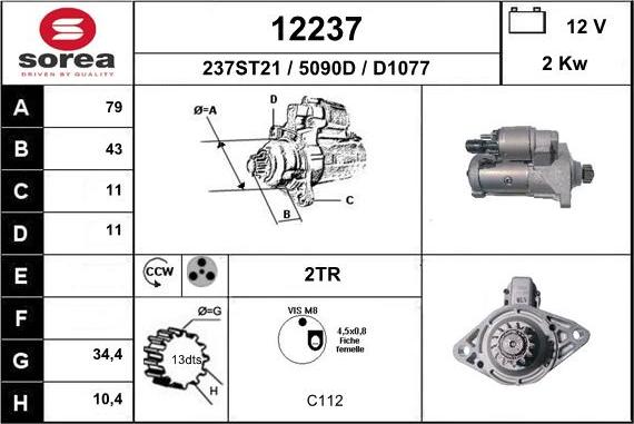 EAI 12237 - Starteris ps1.lv