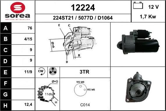 EAI 12224 - Starteris ps1.lv