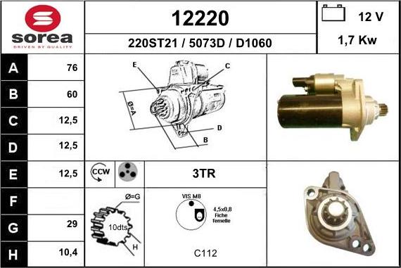 EAI 12220 - Starteris ps1.lv