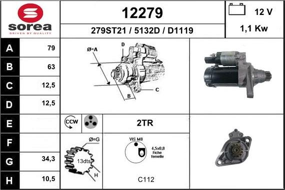 EAI 12279 - Starteris ps1.lv