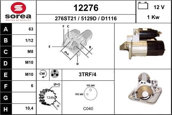 EAI 12276 - Starteris ps1.lv