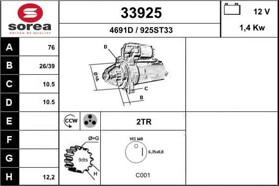 EAI 33925 - Starteris ps1.lv