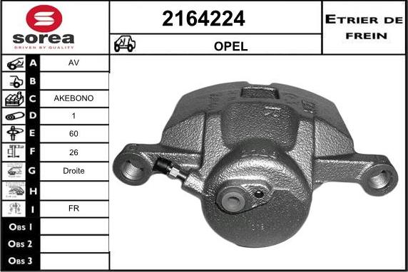 EAI 2164224 - Bremžu suports ps1.lv