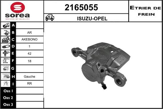 EAI 2165055 - Bremžu suports ps1.lv