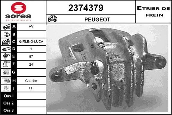 EAI 2374379 - Bremžu suports ps1.lv