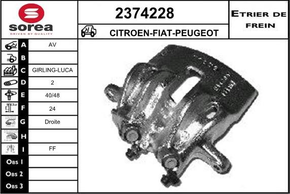 EAI 2374228 - Bremžu suports ps1.lv