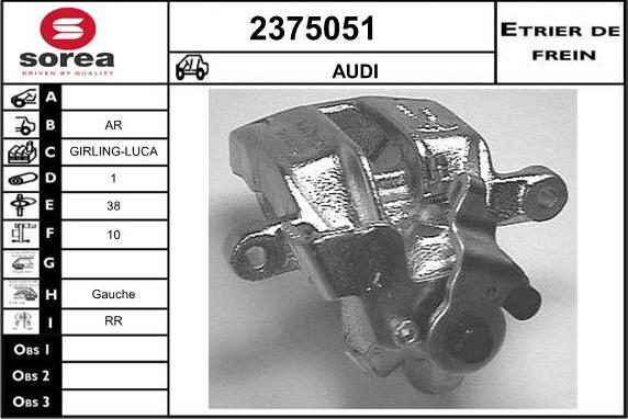 EAI 2375051 - Bremžu suports ps1.lv