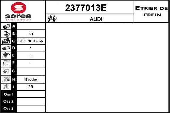 EAI 2377013E - Bremžu suports ps1.lv