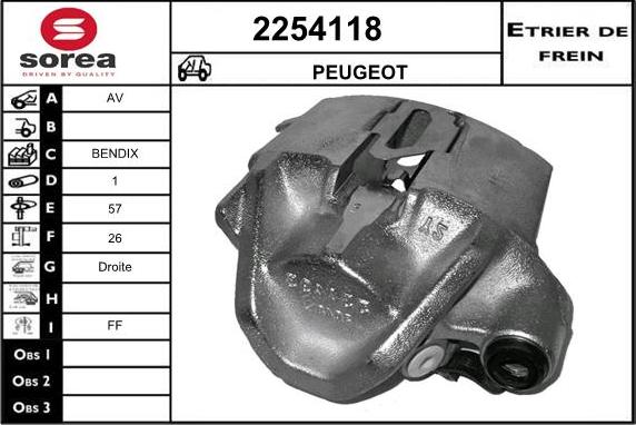 EAI 2254118 - Bremžu suports ps1.lv