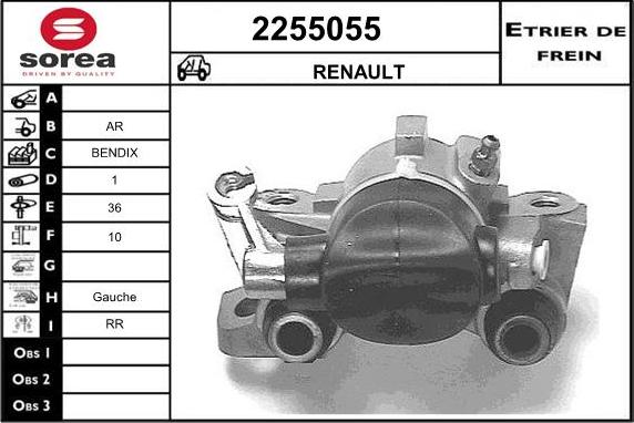 EAI 2255055 - Bremžu suports ps1.lv