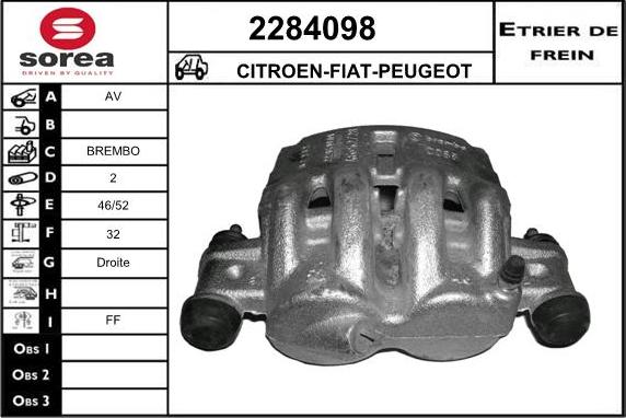 EAI 2284098 - Bremžu suports ps1.lv