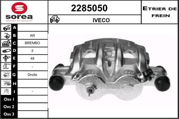 EAI 2285050 - Bremžu suports ps1.lv