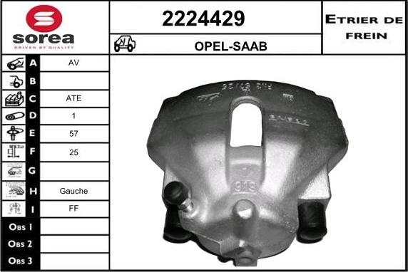 EAI 2224429 - Bremžu suports ps1.lv