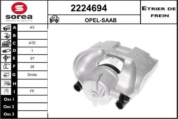 EAI 2224694 - Bremžu suports ps1.lv