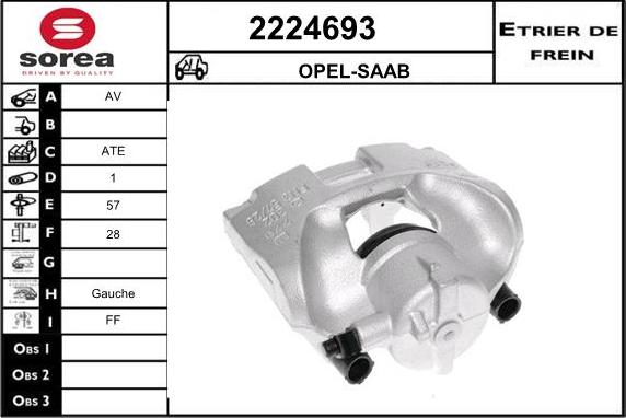 EAI 2224693 - Bremžu suports ps1.lv