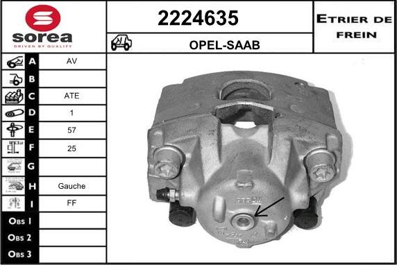 EAI 2224635 - Bremžu suports ps1.lv