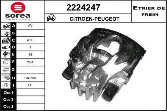 EAI 2224247 - Bremžu suports ps1.lv