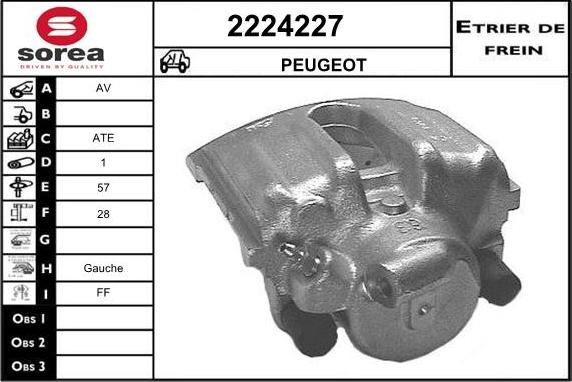 EAI 2224227 - Bremžu suports ps1.lv