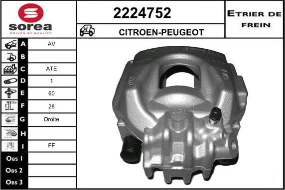 EAI 2224752 - Bremžu suports ps1.lv