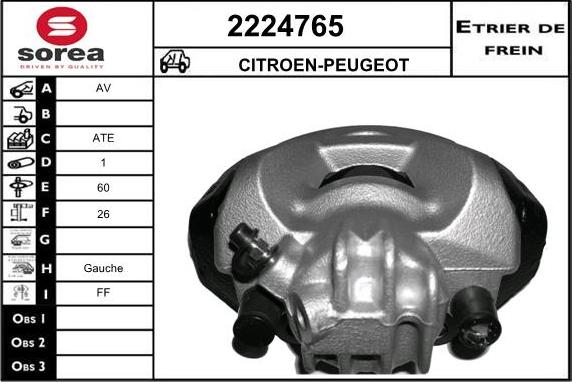 EAI 2224765 - Bremžu suports ps1.lv