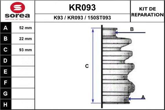 EAI KR093 - Putekļusargs, Piedziņas vārpsta ps1.lv